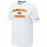 Men's Kansas City Chiefs Team Logo White Nike Short Sleeve T-Shirt FengYun,baseball caps,new era cap wholesale,wholesale hats